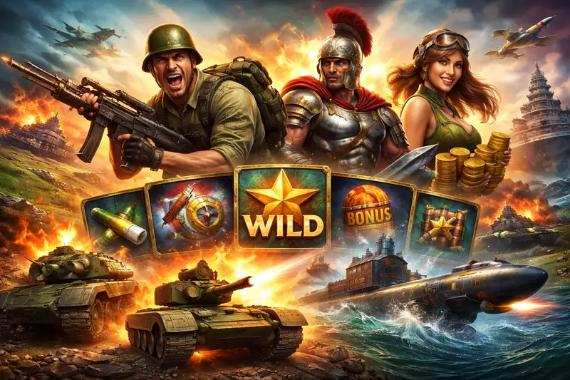 Sotapelit kasinomaailmassa